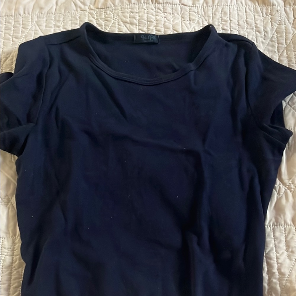 Women's Navy Brandy Top